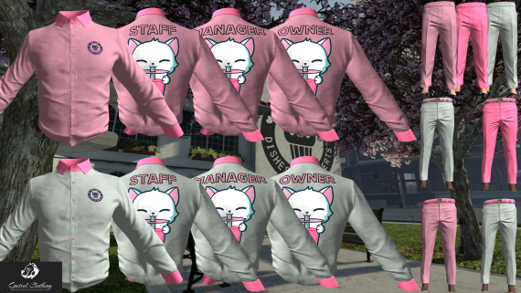 Uwu Cafe Shirt 3  (Male + Female)