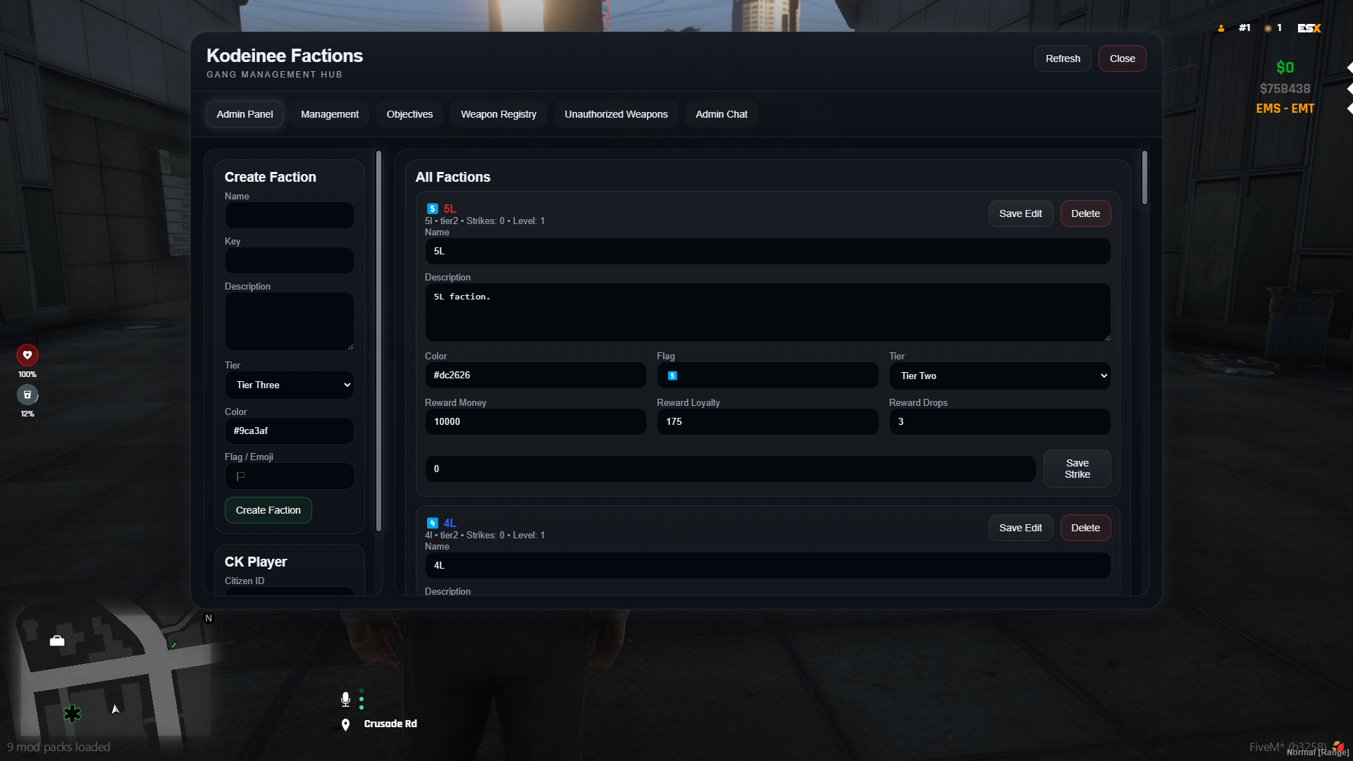 Advanced Factions Management [ESX/QB/QBOX]