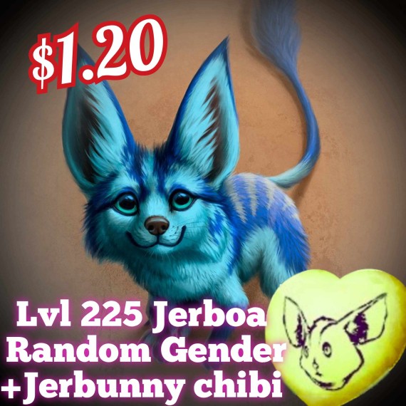 Lvl 225 Jerboa+Jerbunny Chibi