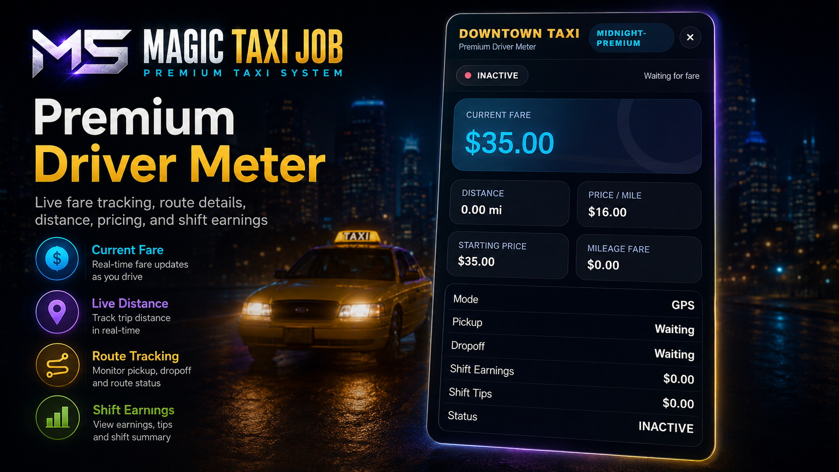 Magic Taxi Job
