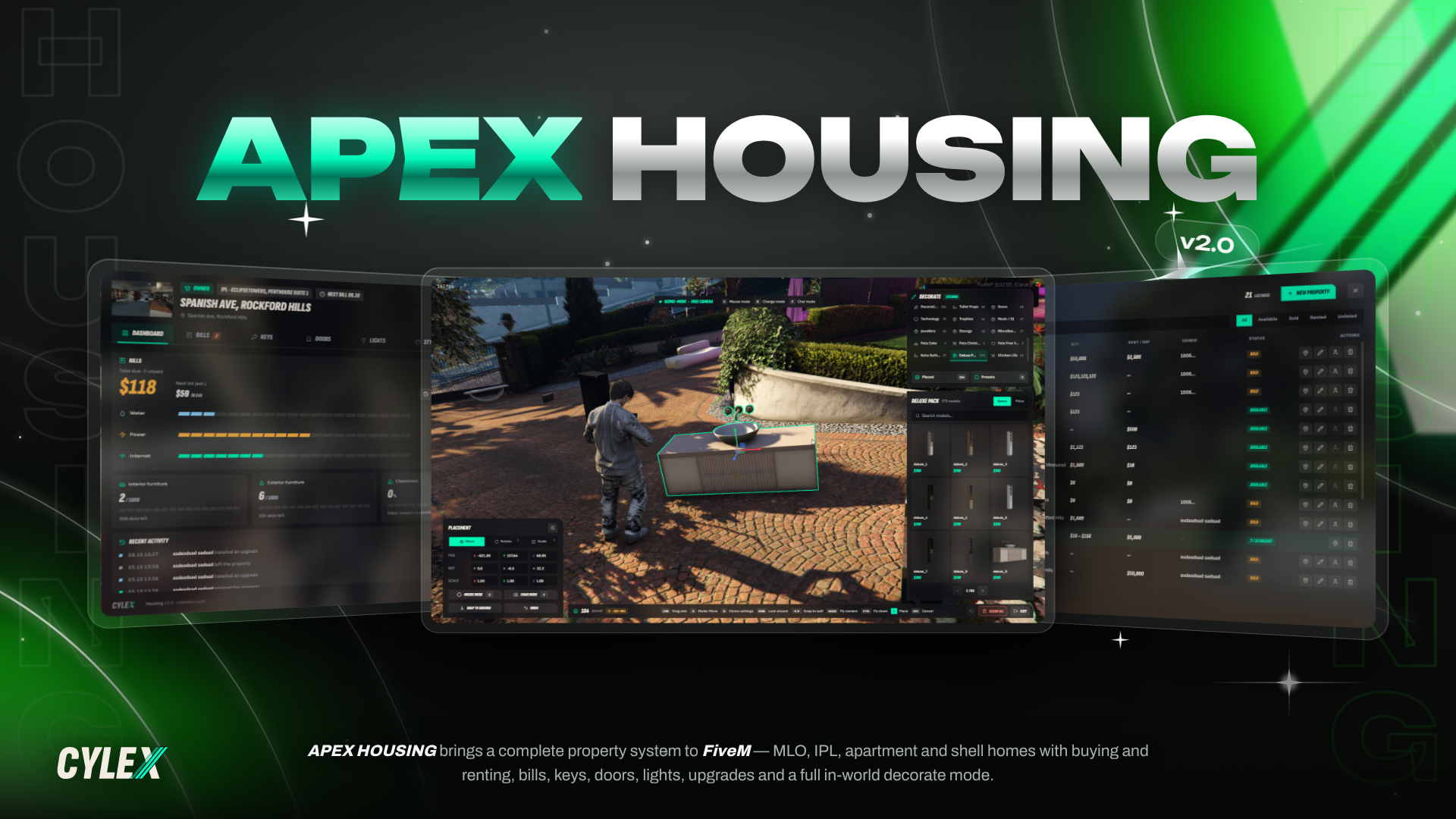 Cylex Apex Housing