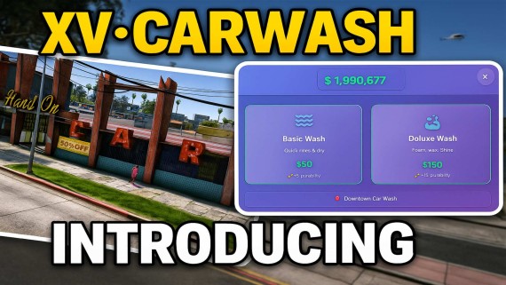 XV Car Wash System | Cinematic Vehicle Cleaning