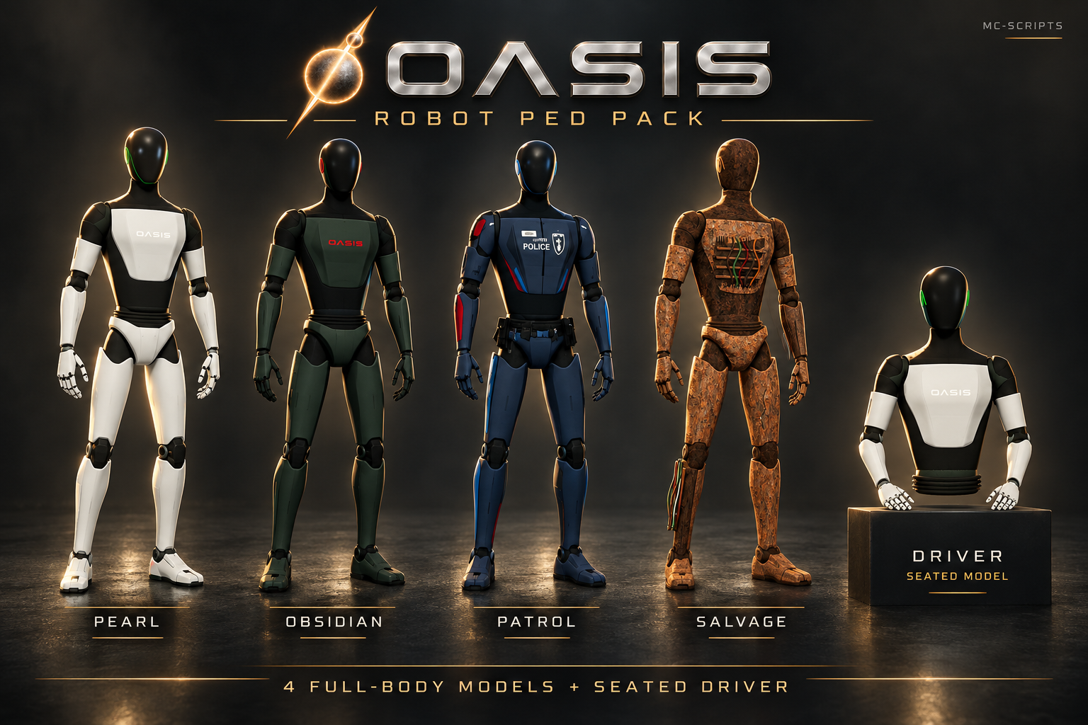 OASIS Robot Ped Pack 🤖