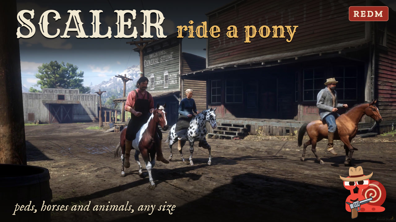RedM Model Scaler: Bigger & Smaller Peds, Horses and Animals [Open Source]