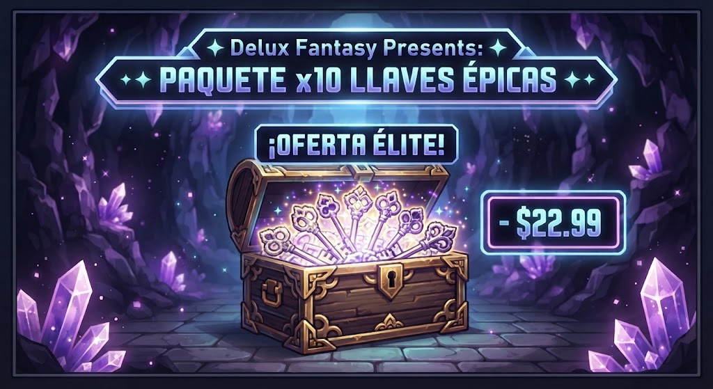 💜 Lote x10 Llaves Épicas