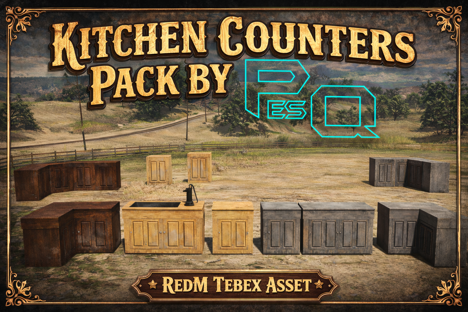 Pesq  Kitchen Counters Full package.