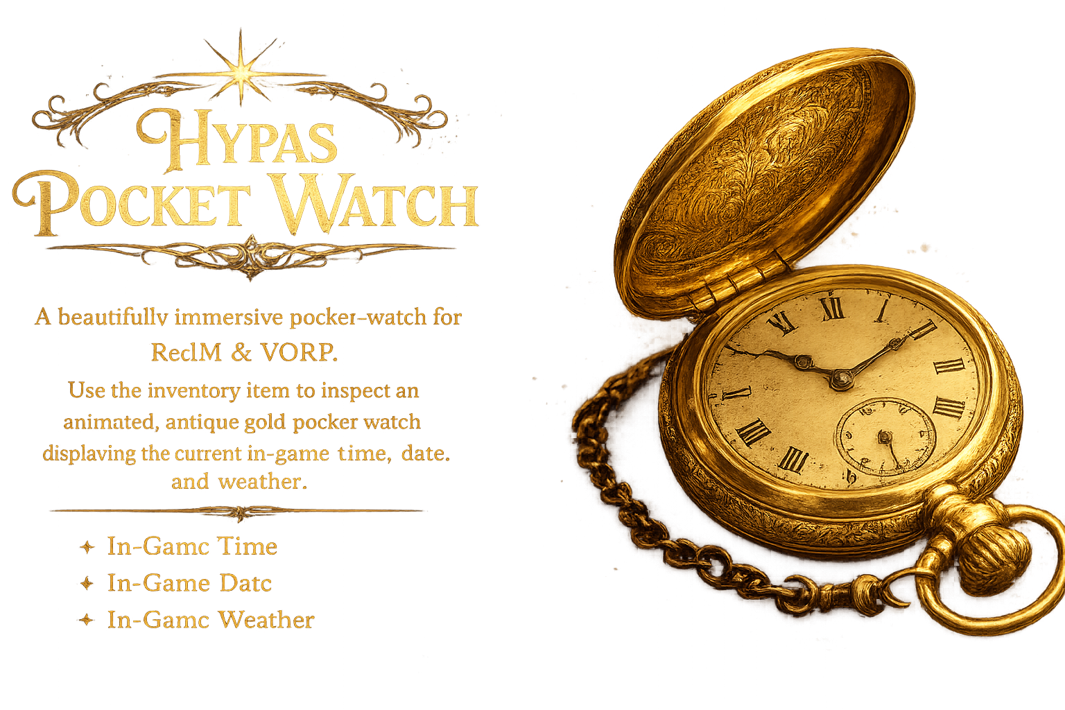 Hypas Pocket Watch —(RedM, VORP) *Free*