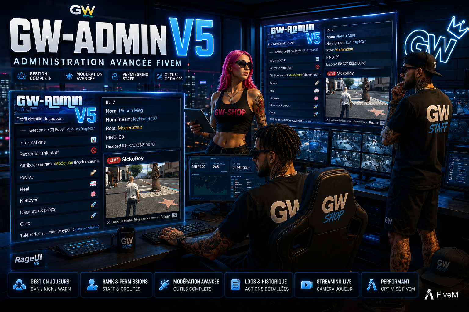 Admin Menu V5 - open source