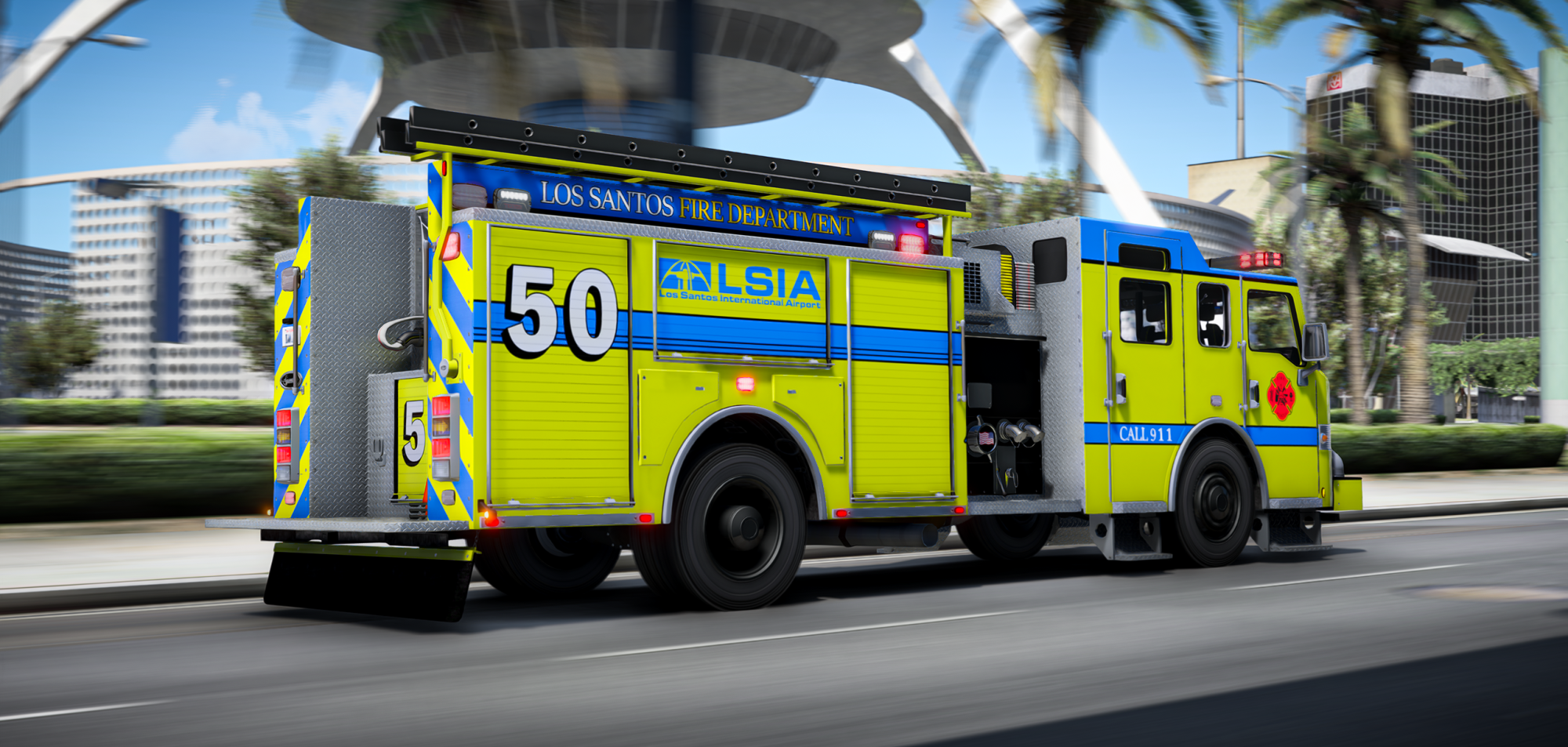 Fire Trucks Bundle - Electric, Pumper, Ladder, Rescue & Command
