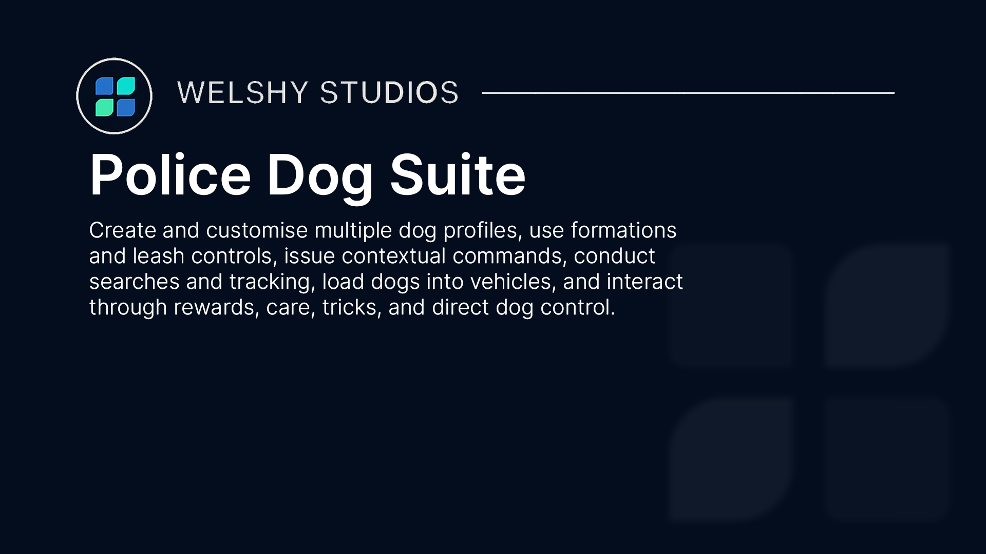 WS Police Dog Suite