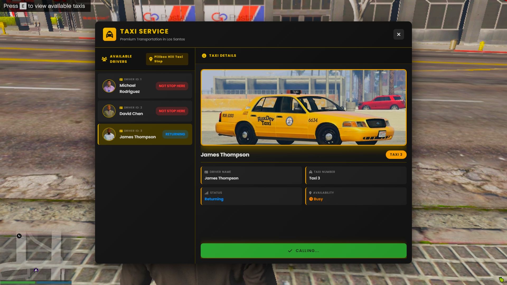 RD Taxi V1.0 - Advanced AI NPC Taxi Service System