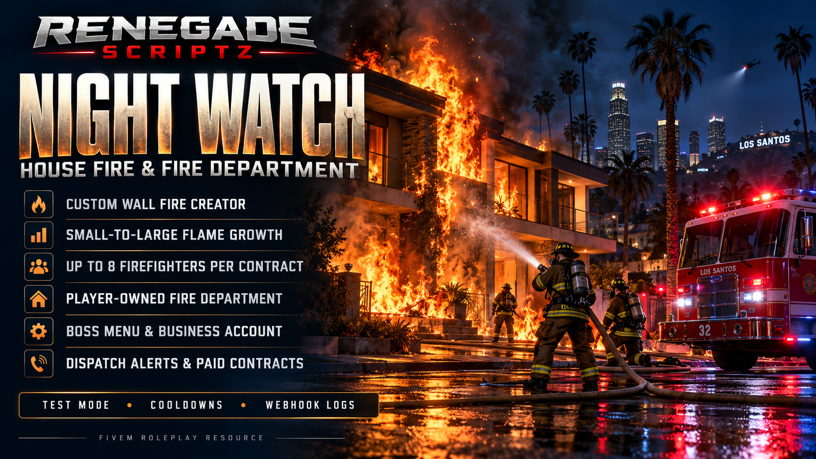 House Fire & Fire Department (Exclusive)