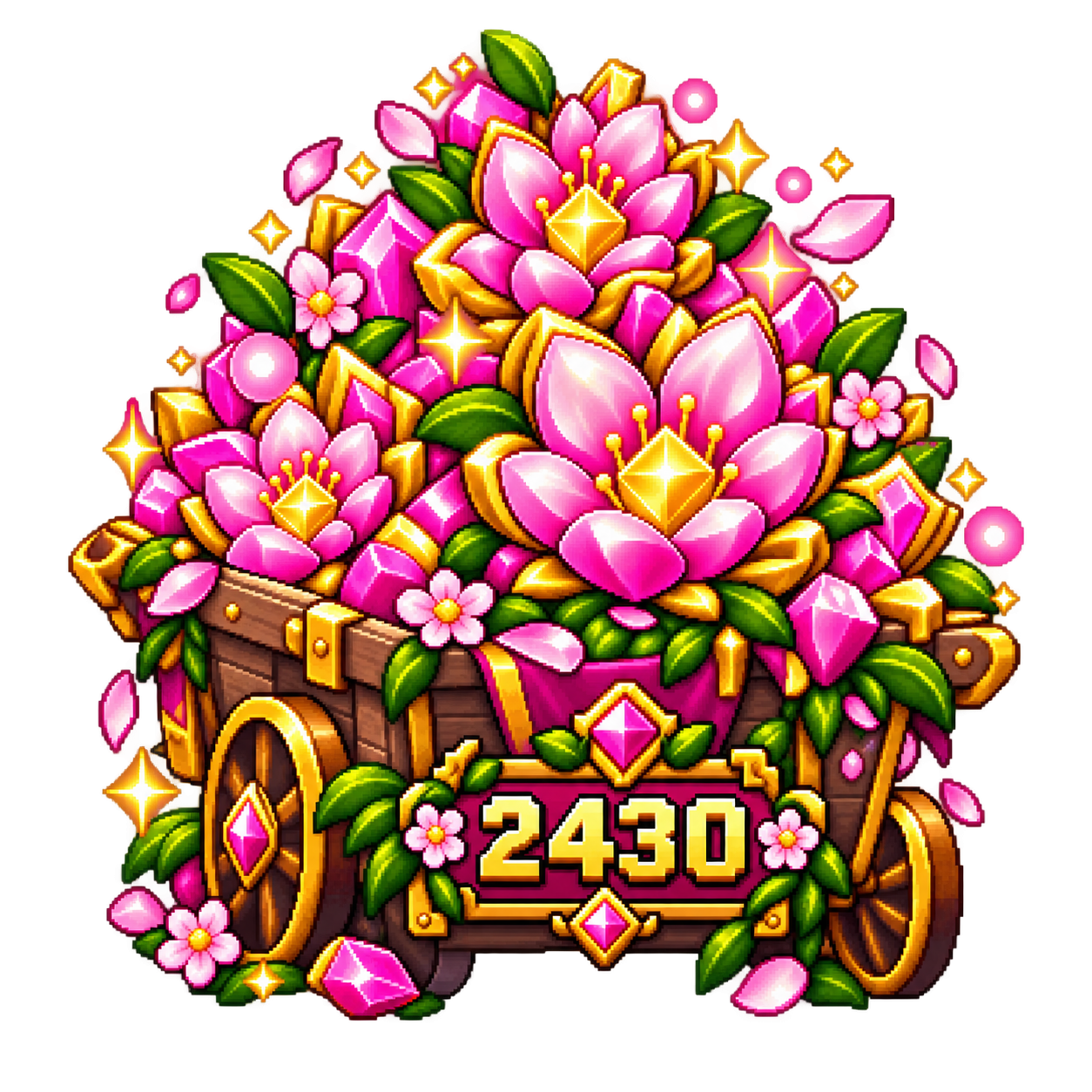 Wagon of Blooms