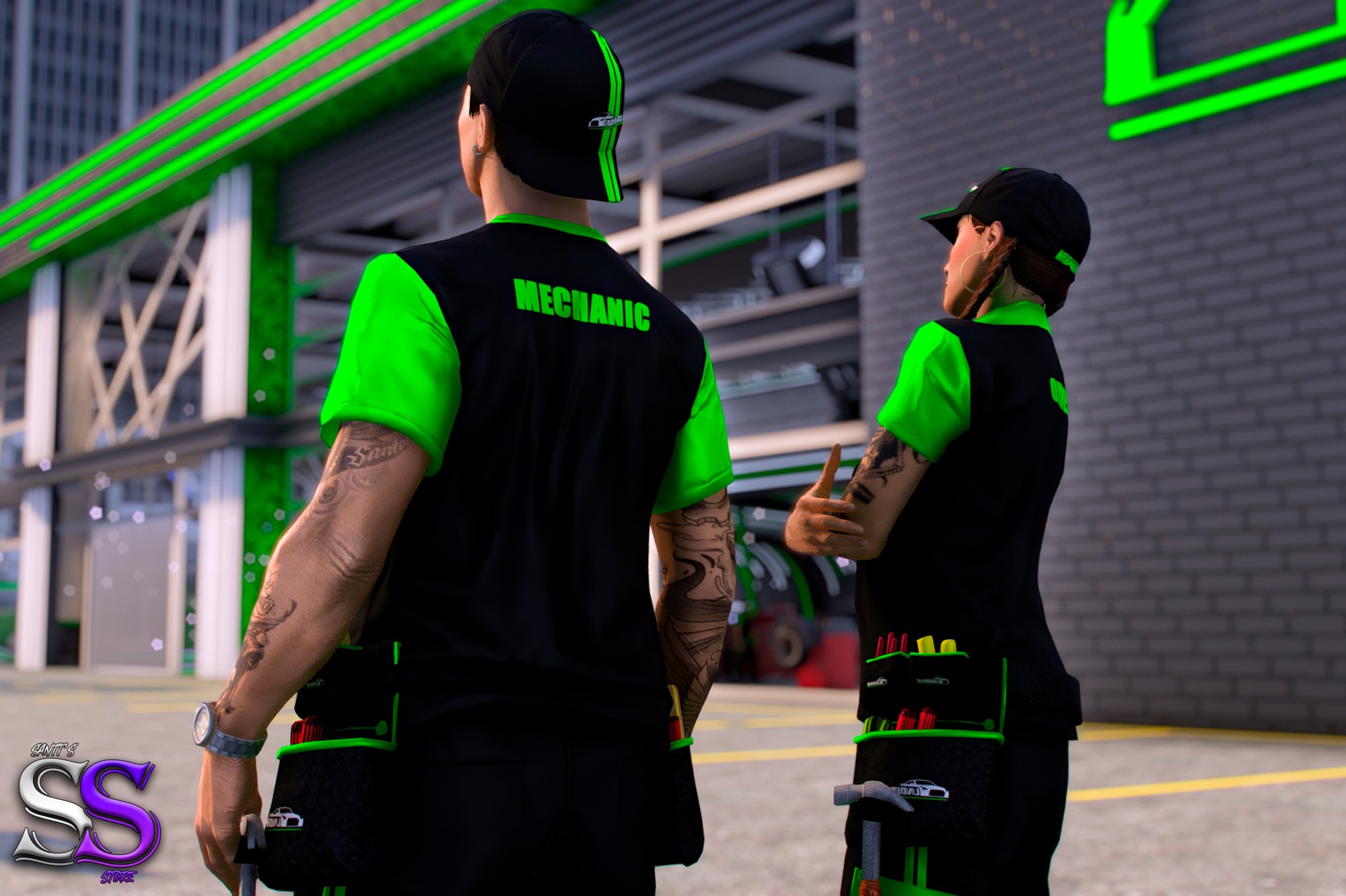 Underground Mechanic Clothing Pack