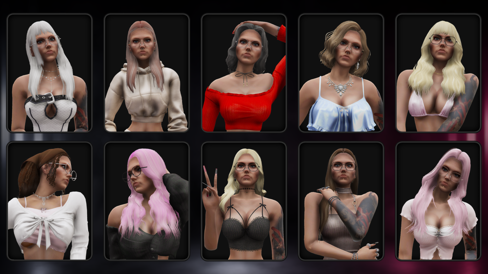 Ultimate Female Hair Pack V1