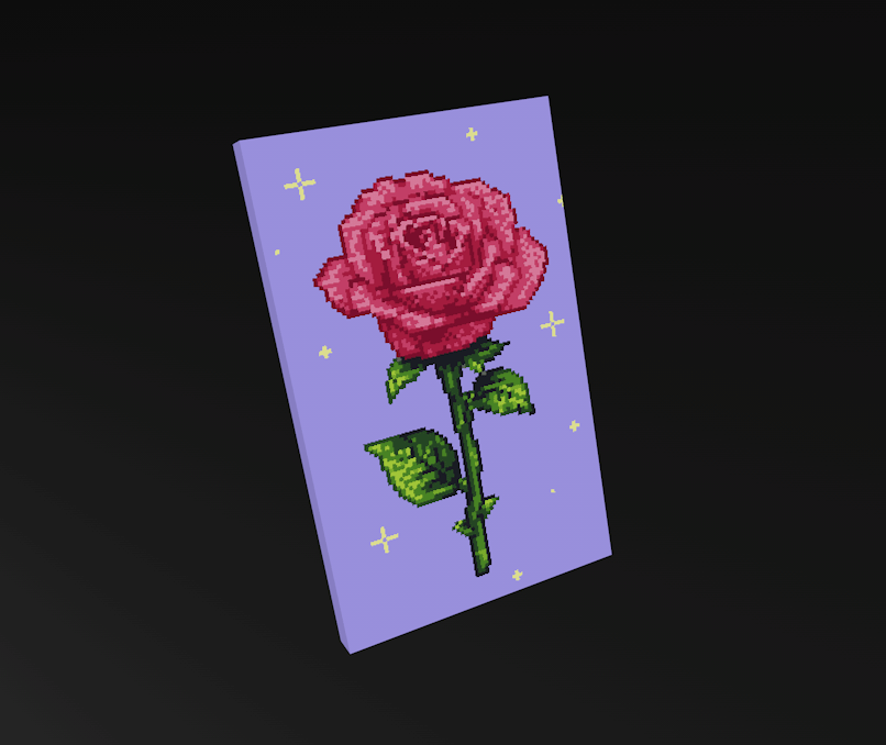 Feather Client Pixel Rose Feather client pixel rose