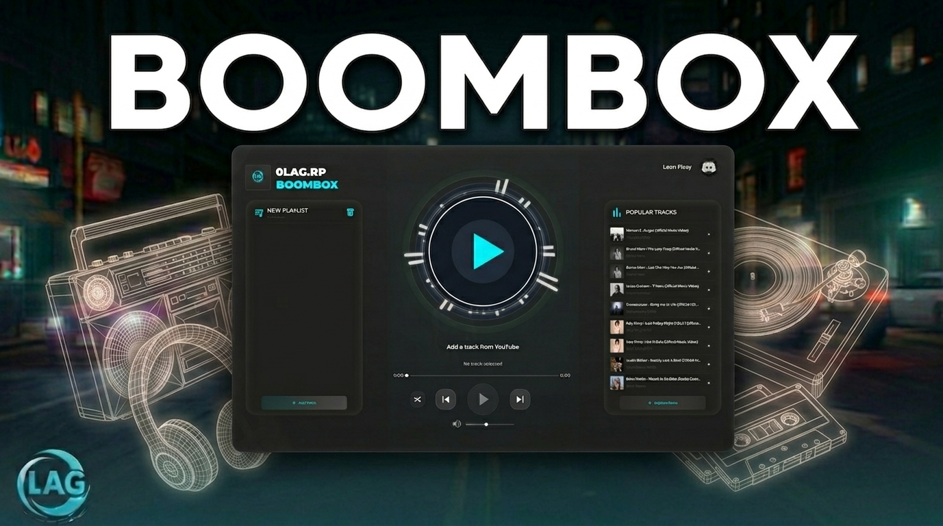 0Lag Boombox | [ESX,QB,QBOX]