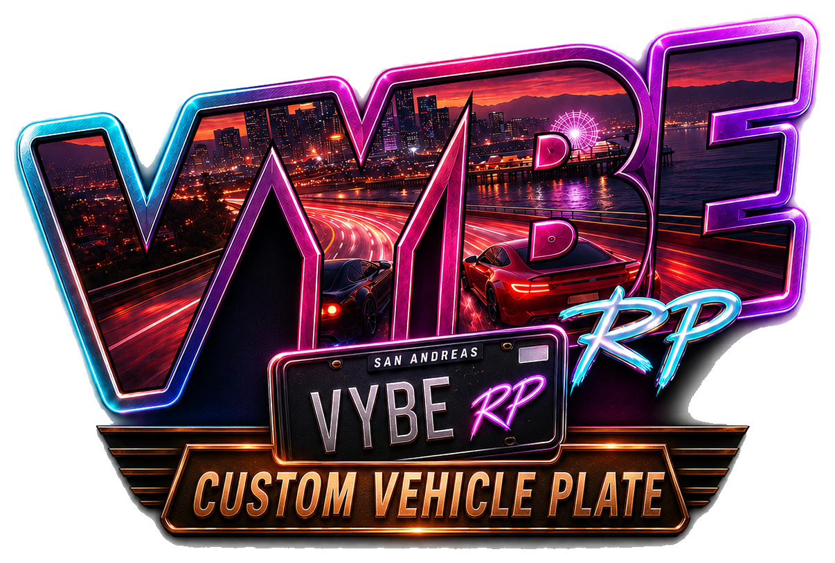 Custom Vehicle Plate