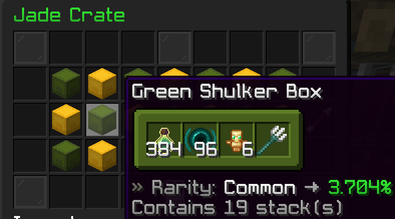 Jade crate key