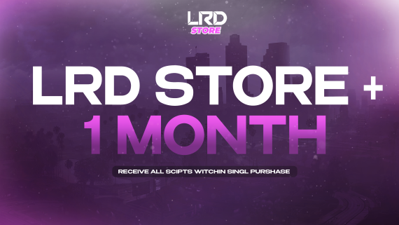 LRD STORE + | 1 MONTH
