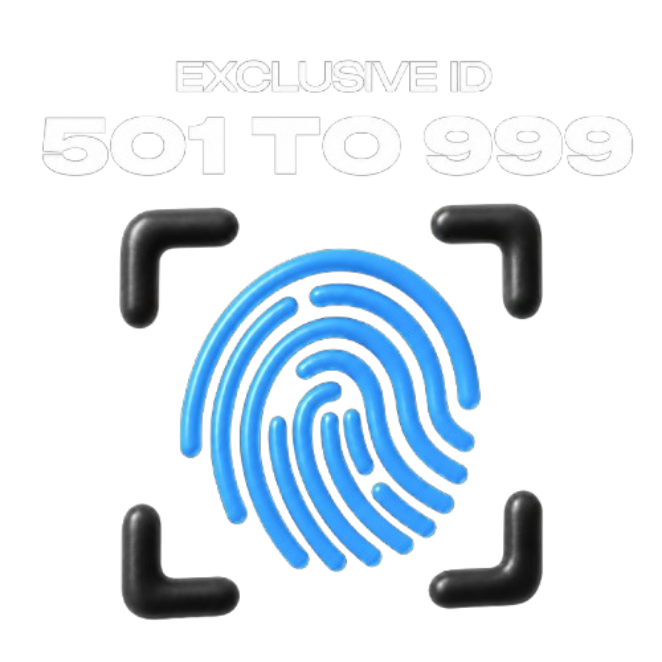 Exclusive ID from 501 to 999