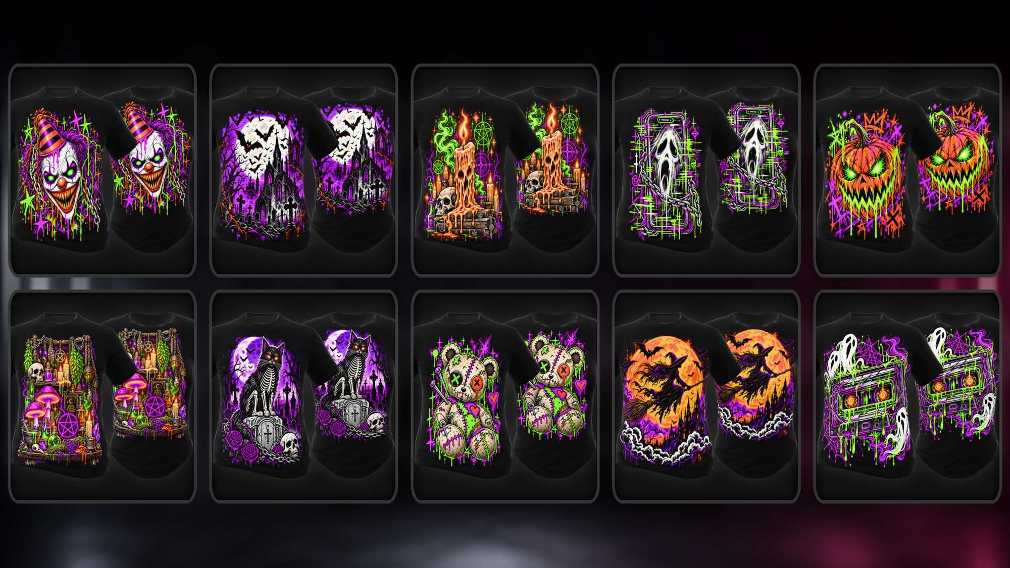 FREE TEE HALLOWEEN PACK V6