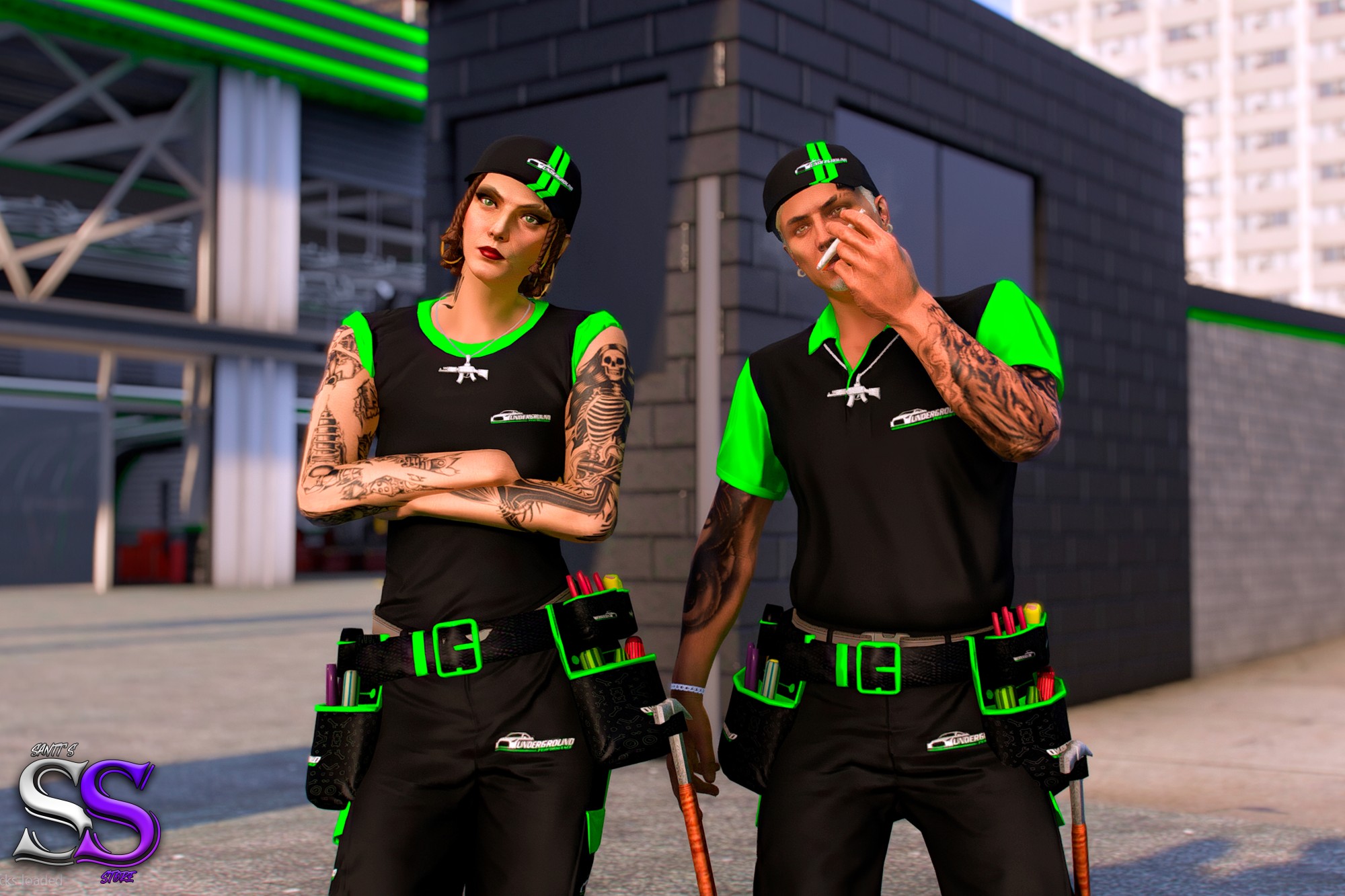 Underground Mechanic Clothing Pack