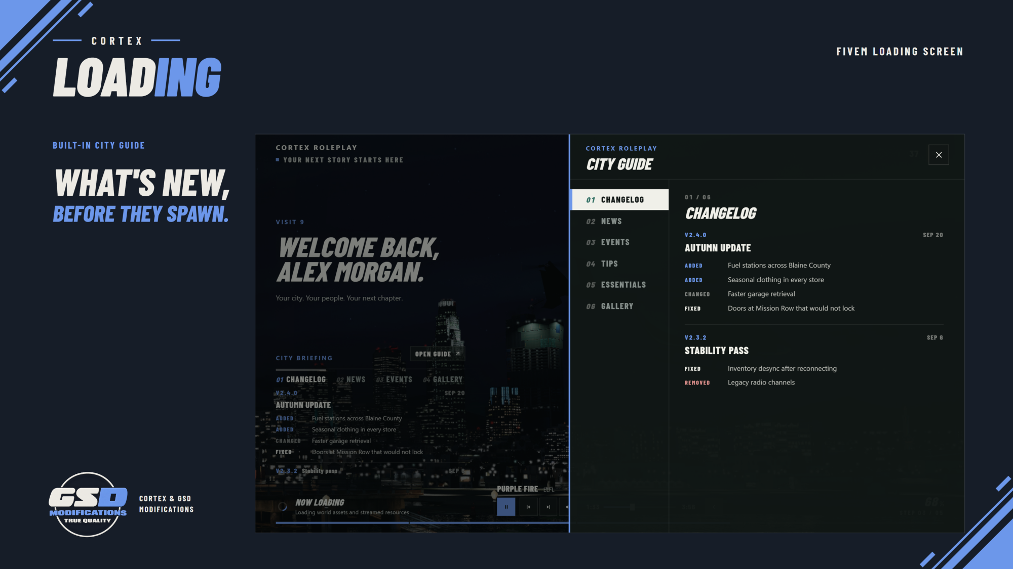 Cortex Loading Screen