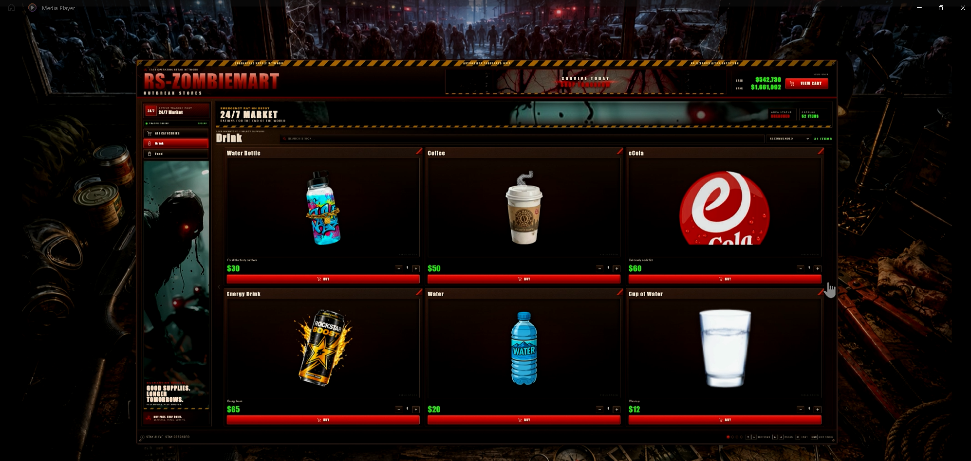 RS Zombiemart – Full Source FiveM Store System
