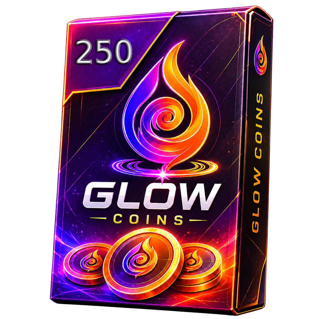 250 Glow Coins Pack