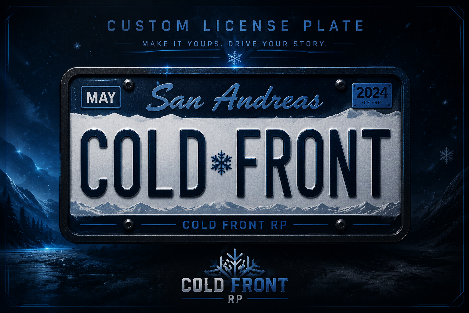 Custom License Plate