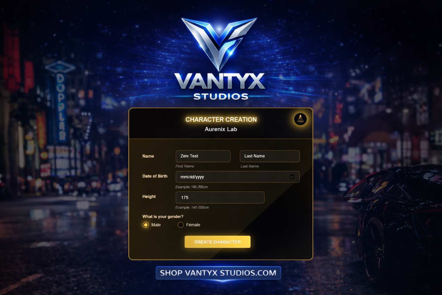 🎨 Vantyx Studios Identity V1 Screenshot 2