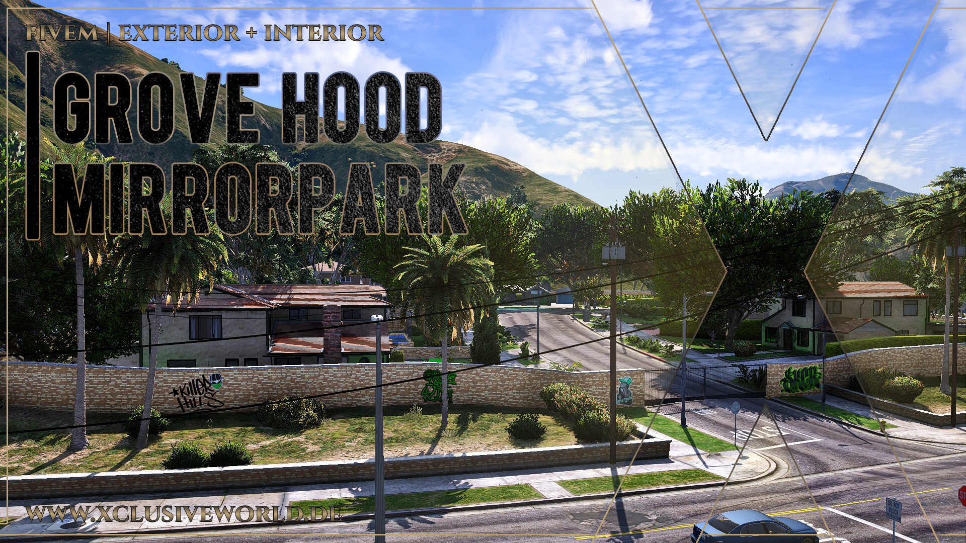 Grove Gang Hangout (Mirror Park) – Custom FiveM Gang Hood + Small MLO