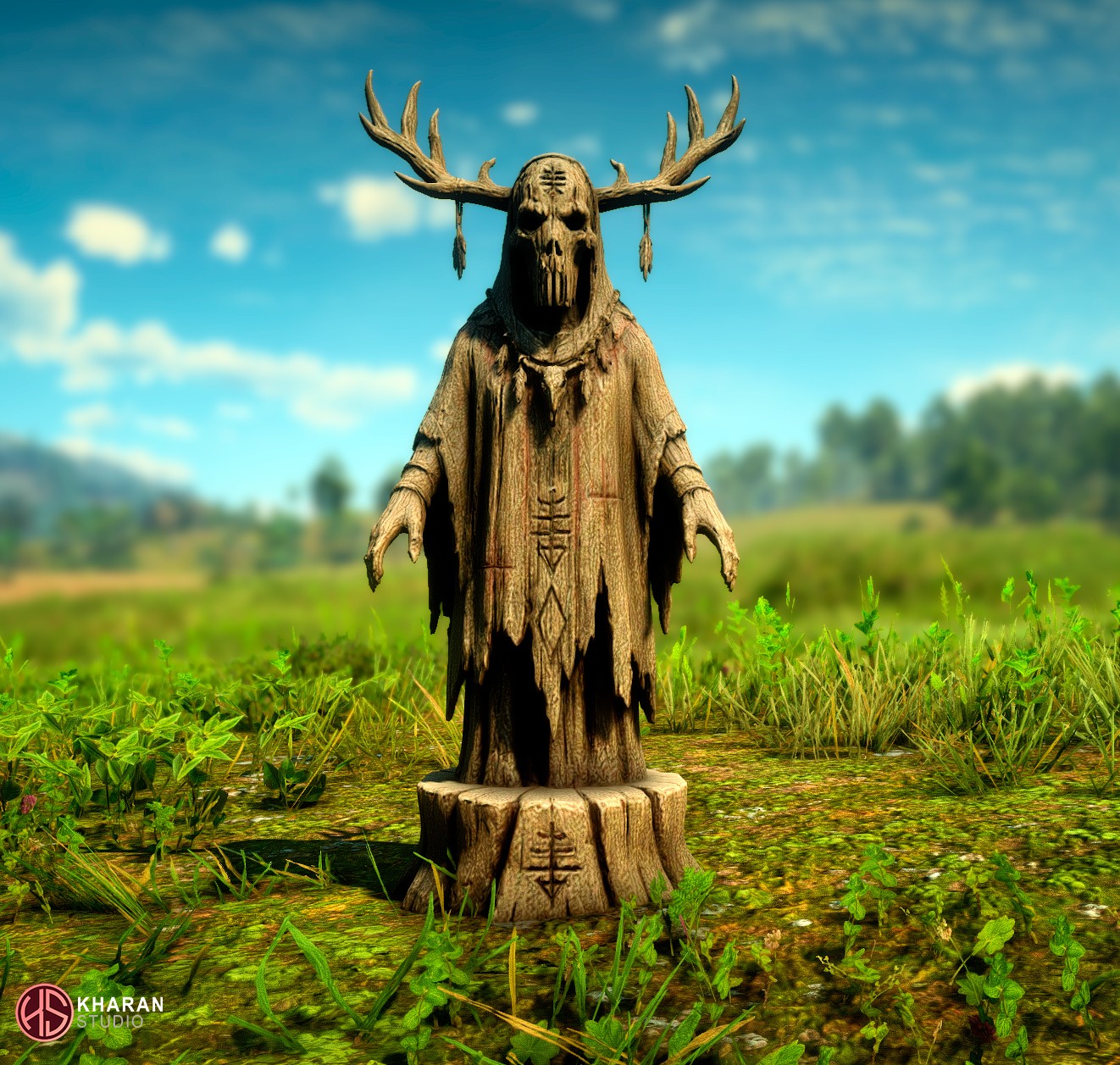 Halloween Cursed Statues Pack