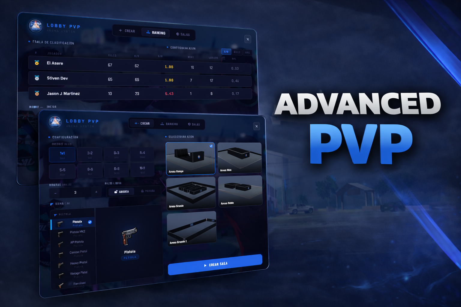Arenas PvP