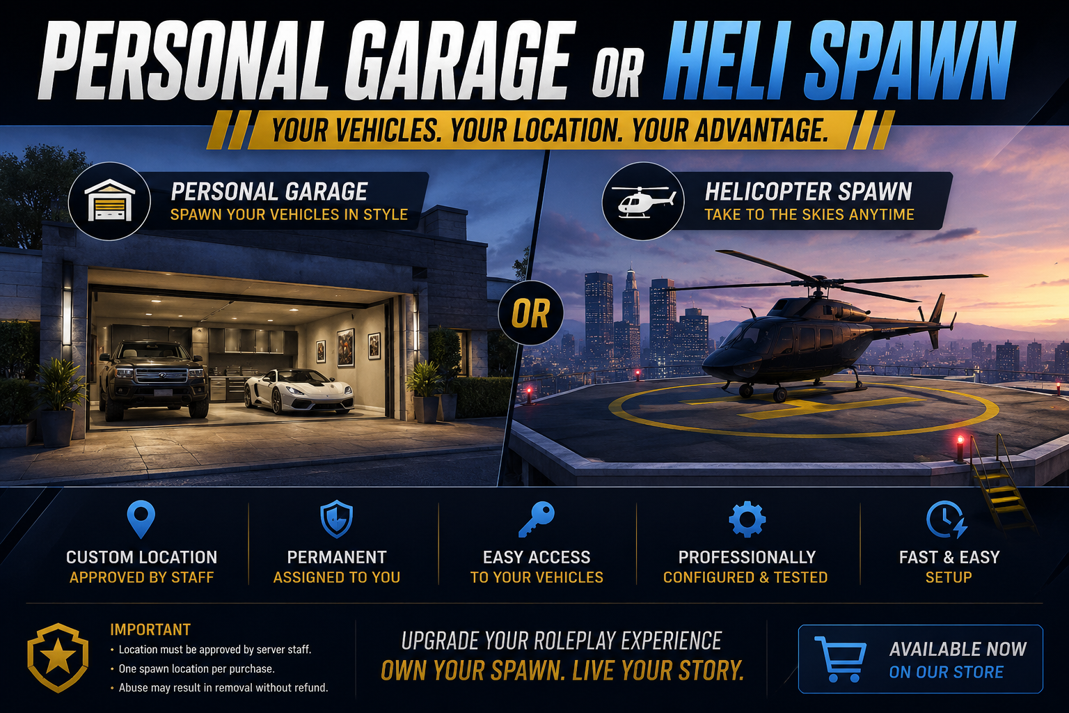 Garage Or Heli Personal Garage