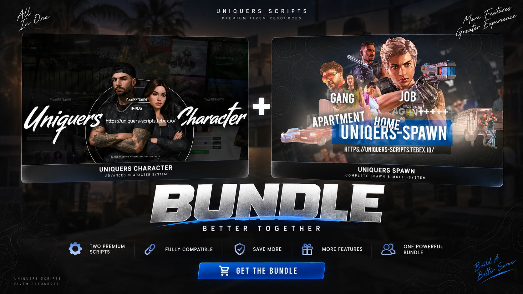 Multicharacter and Spawn script Bundle
