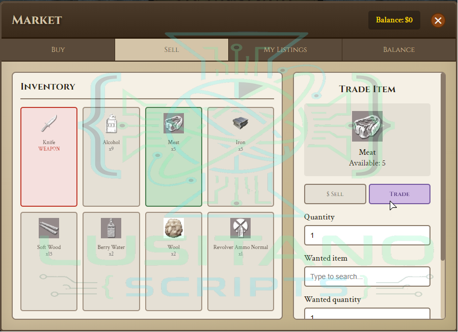 LS Marketplace — Player Auction House & Barter (VORP)