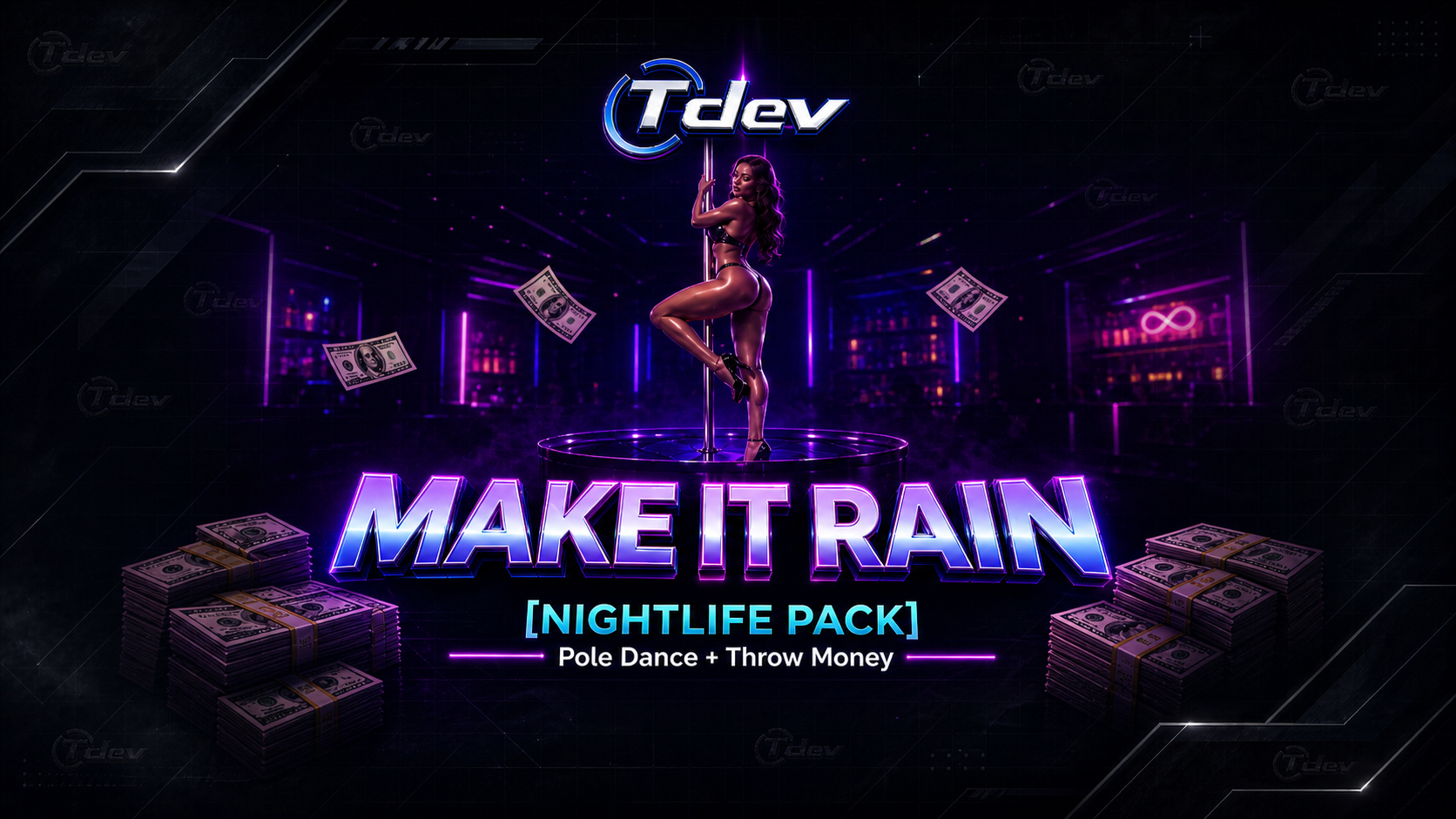 Make It Rain Pack [MONEY THROW + POLE DANCE] [ESX/QB]