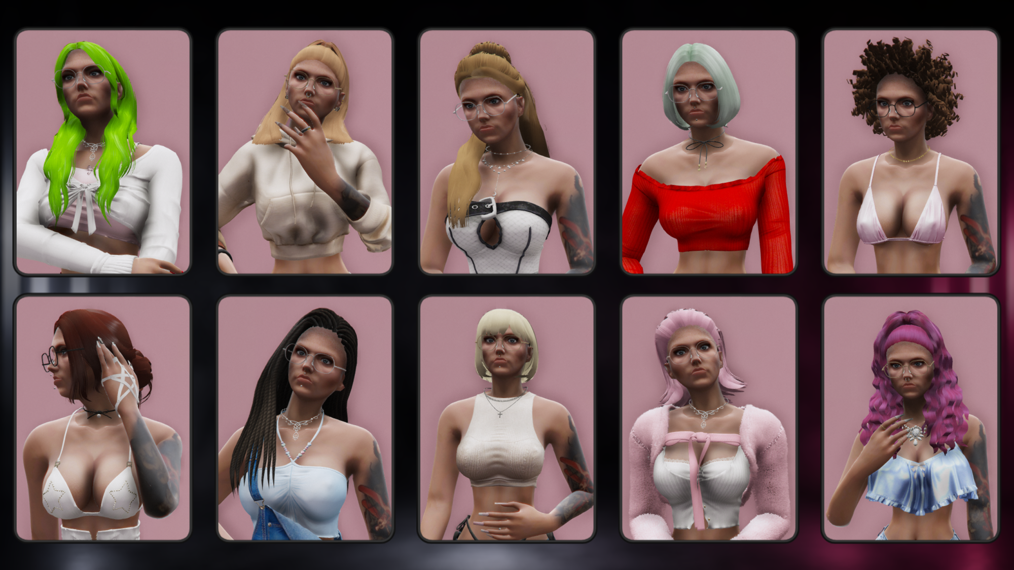 Ultimate Female Hair Pack V3