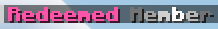Redeemed Tag