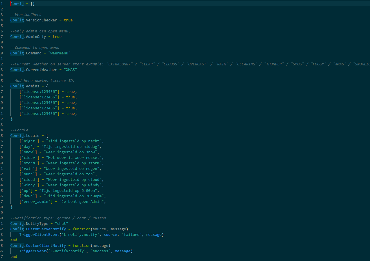 L-WeerMenu in QBCore