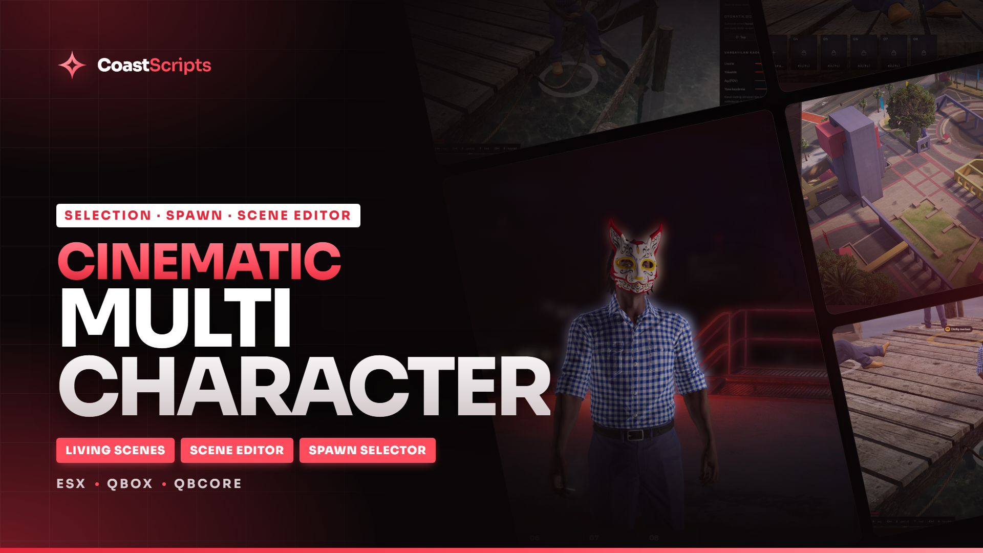 Advanced Cinematic Multicharacter — FiveM script