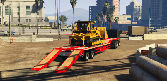 Flatbed Trailer [SmartVehicle]