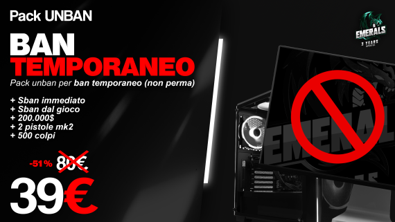 Pack UNBAN Temporaneo