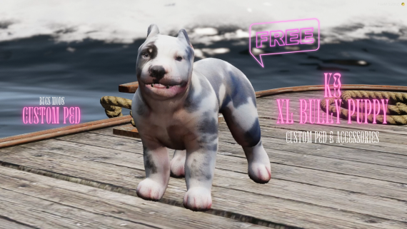 (ESCROWED) XL Bully Puppy Ped FREE