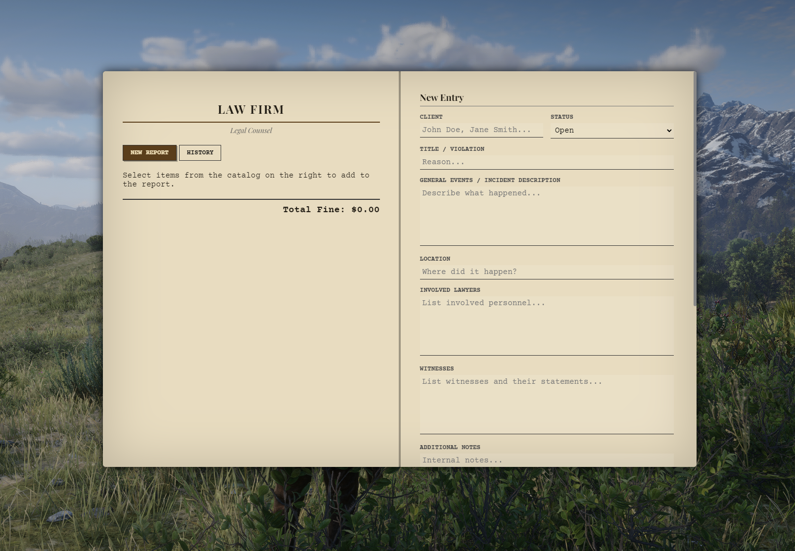 MulderDev - Document Script (MDT)