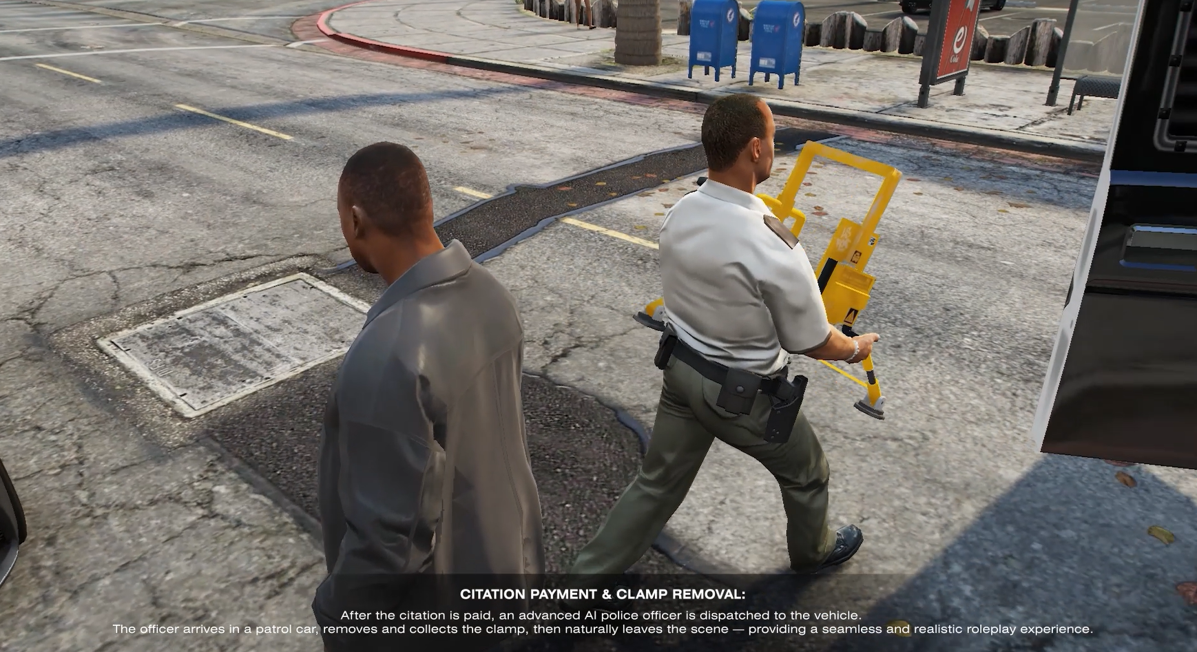 FiveM Police Traffic Enforcement System | QBCore & Qbox | Custom Props, Wheel Clamps, Tickets
