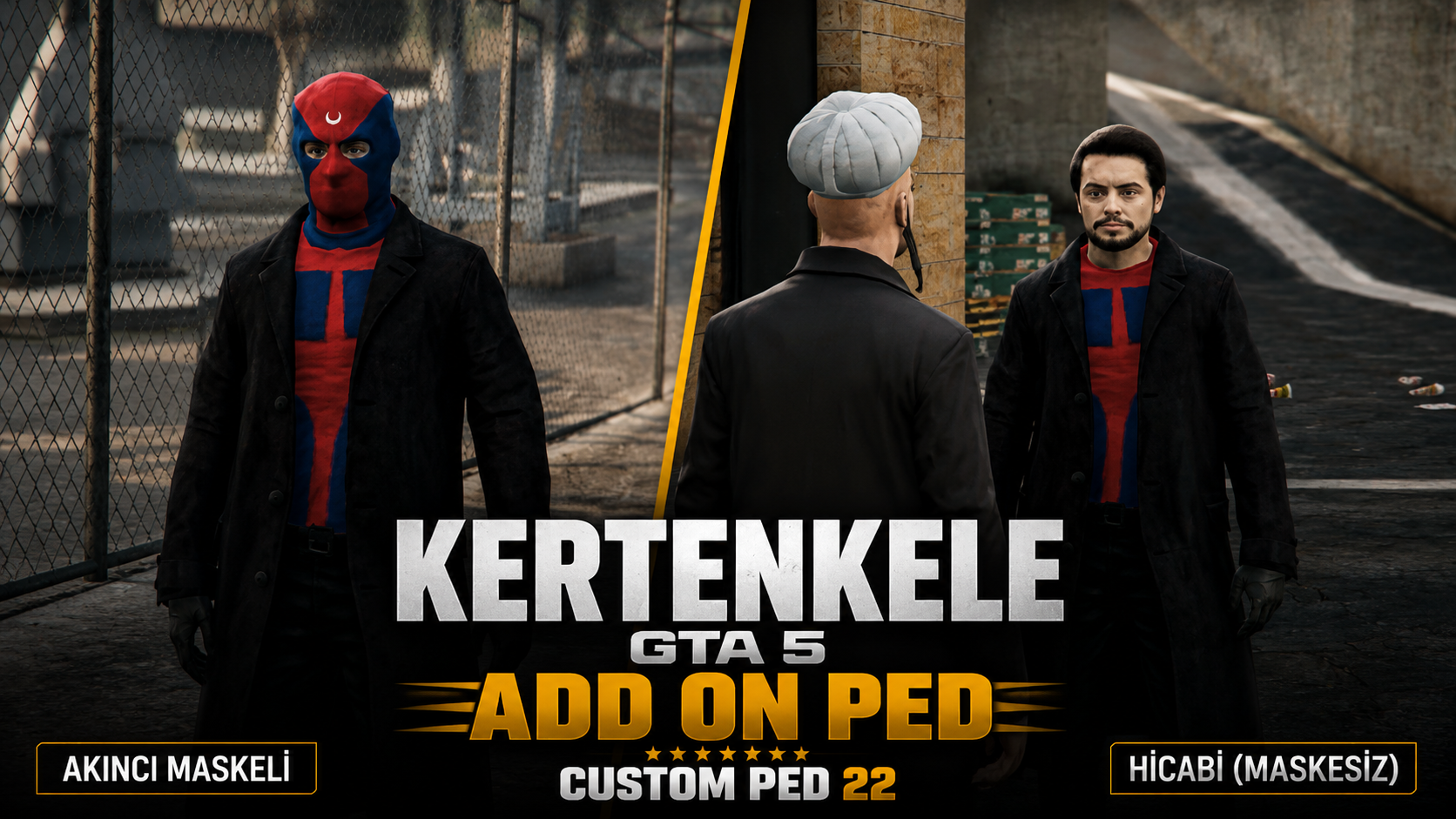 Kertenkele - Akıncı(Maskeli Maskesiz) | FiveM Custom Ped 22