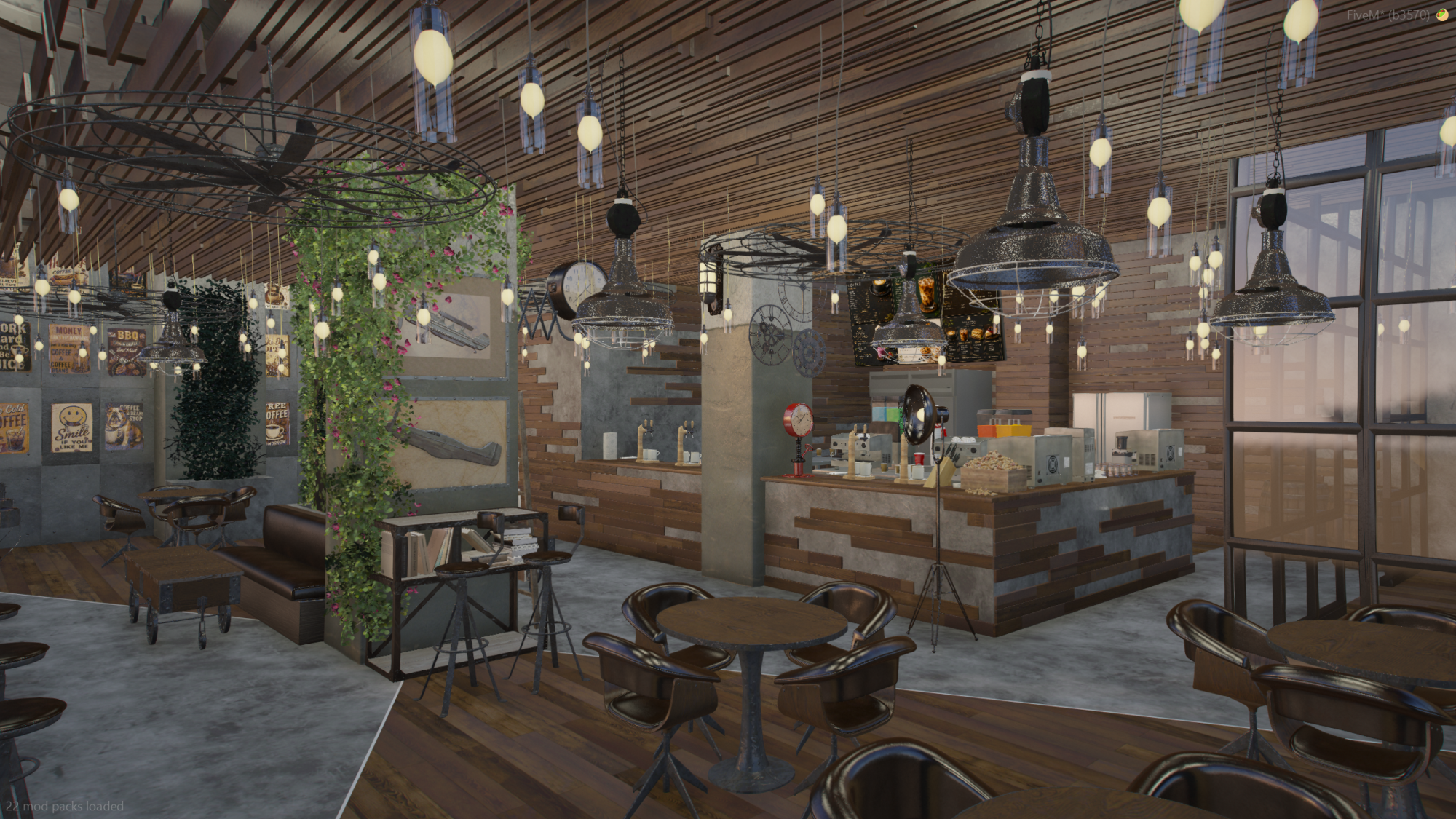 The Brutalist Coffee Shop | Hunz3D | [Free]